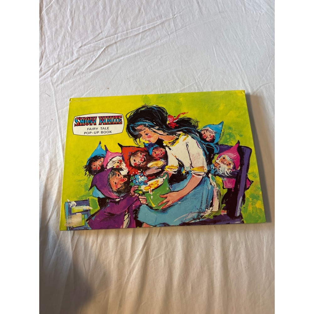 Vintage Snow White Fairy Tale Pop-Up Book Kids Hardcover‎ Netherlands  697